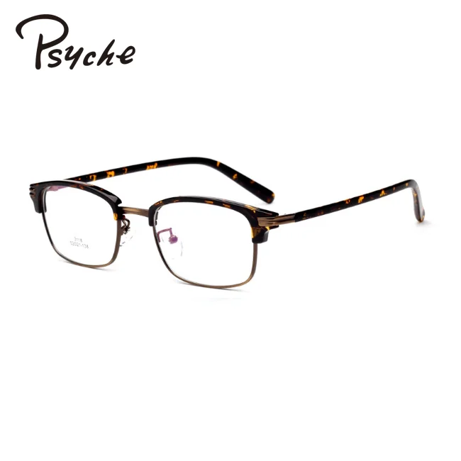 PSYCHE Fashion Retro TR90 Oculos De Grau Classic Square Spectacles High Quality Frame for Men New Unisex Reading Glasses X1439 | Аксессуары