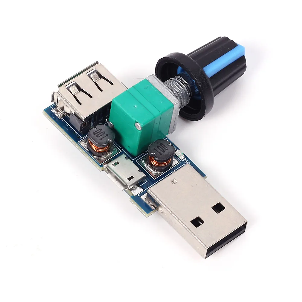 Monday Kids DC 4V12V 5W XYFS USB Fan Stepless Governor USB Fan Speed