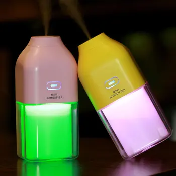 

Air Humidifiers Rechargeable Aroma Essential Oil Diffuser Fogger Mist Maker Ultrasonic Humidifier 1200MA for Home Office Car