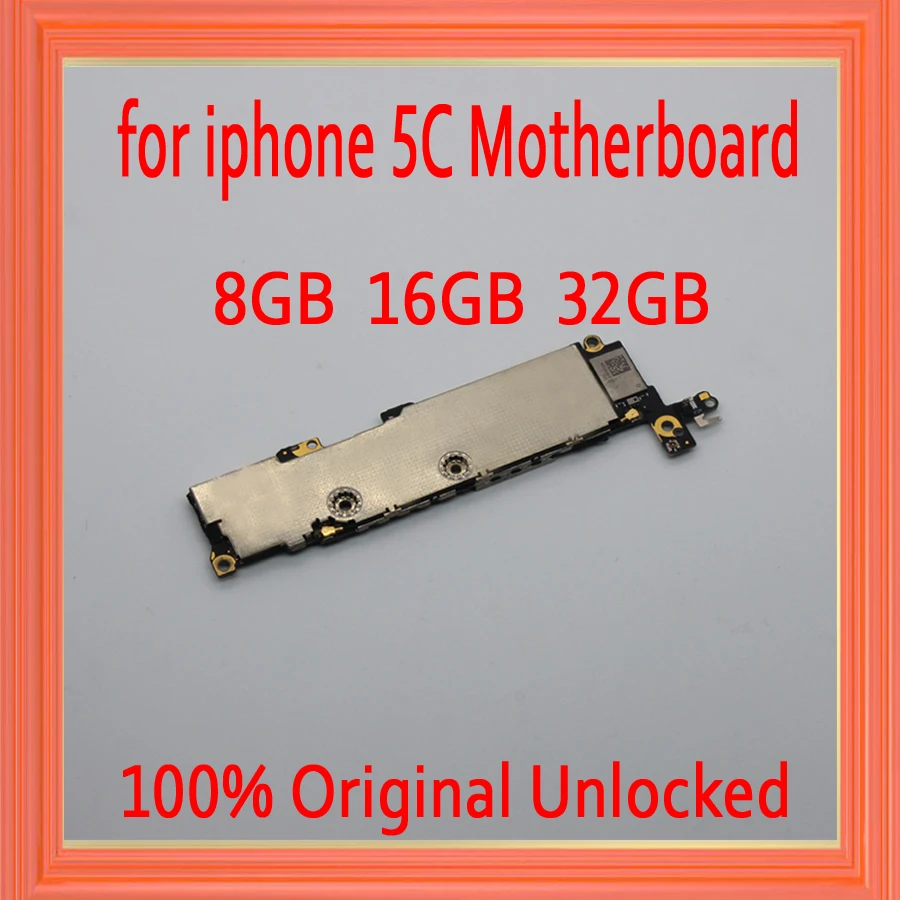 

Full Chips for iphone 5C Motherboard,Original unlocked for iphone 5C Mainboard with IOS System,8gb / 16gb / 32gb,Good Tested