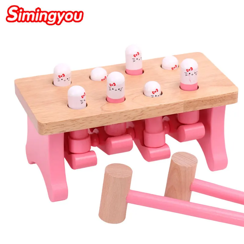 

Simingyou Wood-making Gopher Wooden Animal Toy Geometric Shape For Children Logic Game C20 DropShipping