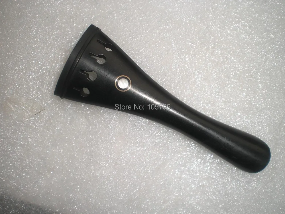 

8 PCs Ebony Violin Tail Piece 4/4 Quality Violin tailpiece violin parts