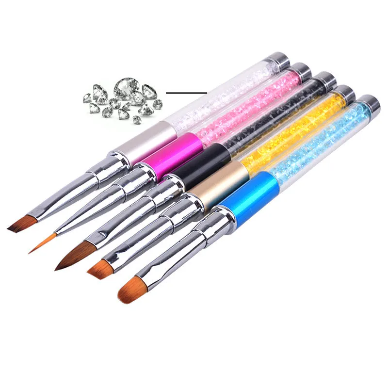 

Acrylic Rhinestone UV Gel Brush Painting Drawing Manicure Tool for Nail Art