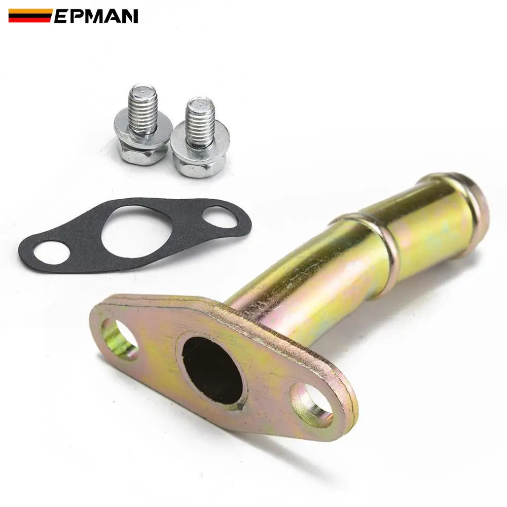 Epman Turbo Oil Drain Return Pipe Line Kit For Garrett Ball Bearing GT25 GT28 K14 K16 Turbochargers EPHBOV1036
