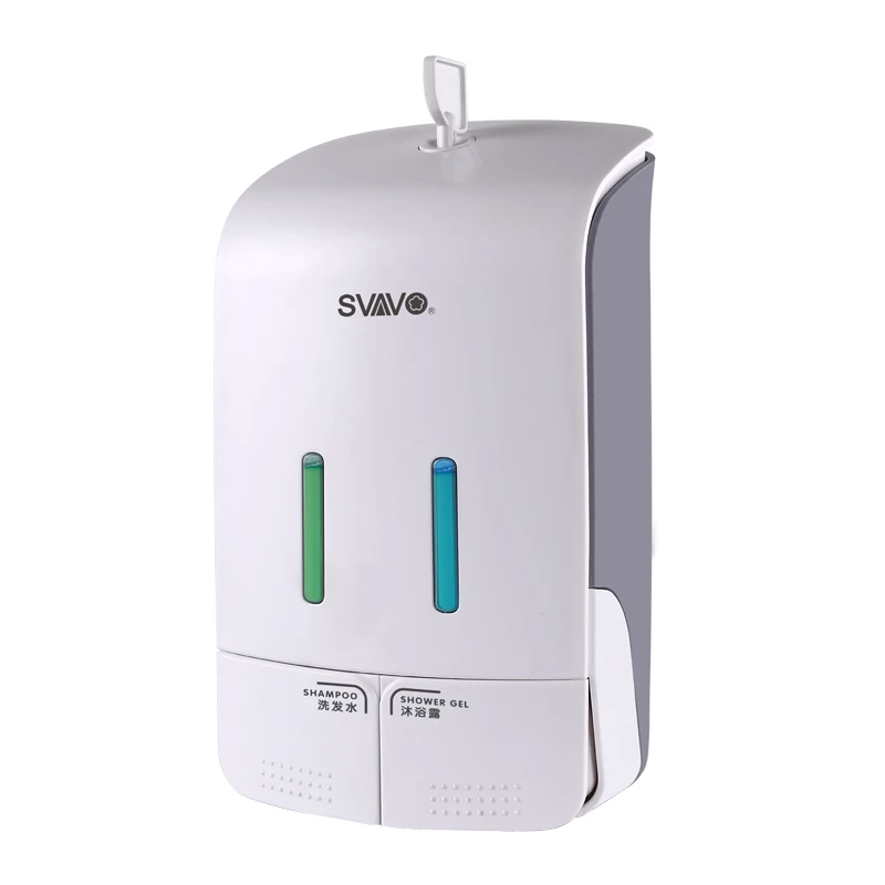 Диспенсер двойной. Дозатор mj9201 (250мм) zalel. Диспенсер двойной дозатор. Дозатор в душевую кабину. Диспенсер для кухни двойной.