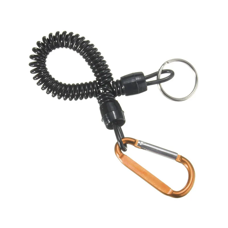 Рыболовный пружинный шнур, крючок, безопасные плоскогубцы, зажимы для губ, регулируемый инструмент для снастей, рыболовные принадлежности - Цвет: Gold