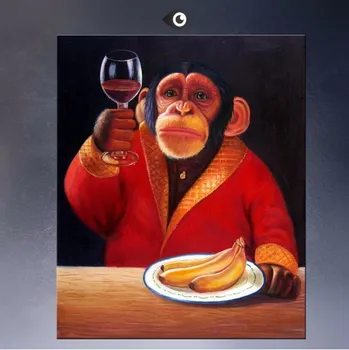 

Nice oil painting drinking spirits culture by hand painted reallistically Art Painted on canvas for bar wall decoration P-009