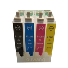 T1291 T1292 T1293 T1294 Refill Ink Cartridge for Epson Workforce WF-7015 WF-7515 WF-7525 WF-3520DWF WF-3010DW Printer Ink Kit снпч epson workforce wf 7515