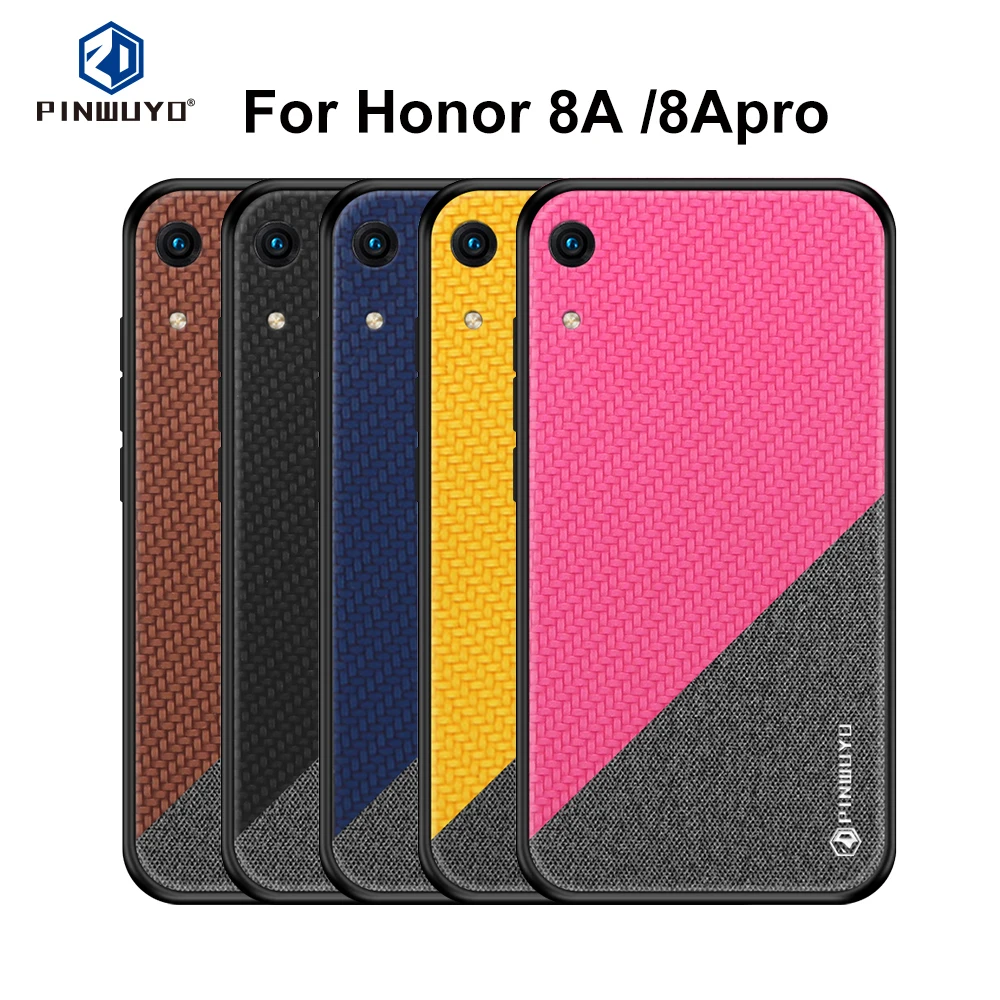 Для Huawei Honor 8A чехол классический тканевый для Pro 8 A двойной цвет сетчатый ткацкий