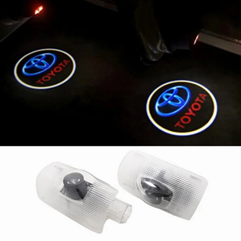 

Car Door logo projector Light Replacement for TOYOTA corolla prius tundra prado sequoia highlander Reiz Alphard Sienna