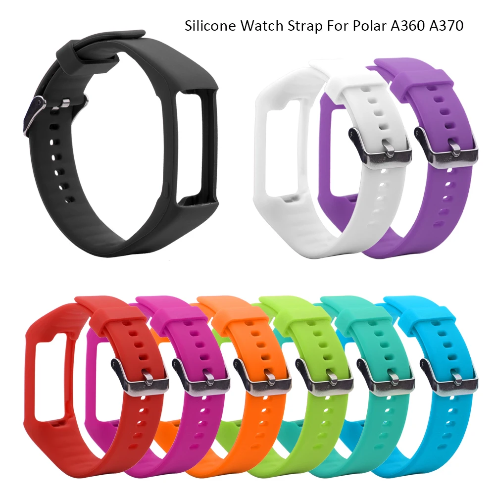 

Silicone Watchband for Polar A360 A370 wristband Silicone WristStrap Smart Bracelet Replacement For Polar Fitness Tracker