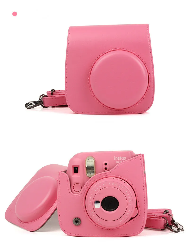Наплечная камера сумка защитный чехол PU крышка с плечевым ремнем для Fujifilm Instax Mini 8/Mini8+/9 мгновенных пленочных камер
