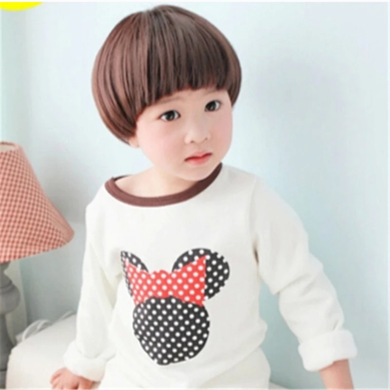 Cheap Baby Kids Short Bob Bowl Cut 2 Colors Heat Resistant Synthetic Hair Stylish Children Wig With Neat Bangs For Gift Baby Minnie Mouse Pictures Baby Electricbaby Warmth Aliexpress