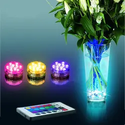 2018 новый LED погружной светодиодные лампы для ваза украшения красочные для фестивалей водонепроницаемый IP65 новинка дистанционного