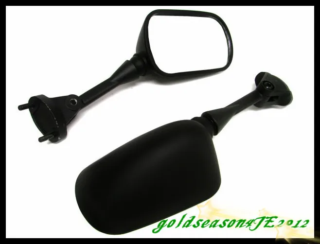 

Freeshipping Black MIRRORS for Kawasaki Ninja 2005-2008 636 ZX6 ZX6R / 2004-2008 ZX10 ZX10R