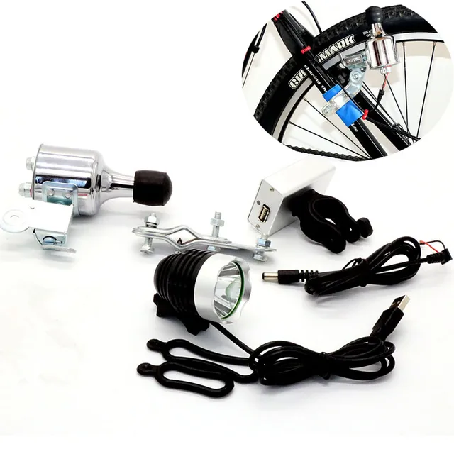 T6 LED Bike Light Fiets Front light Koplamp 12V6W Wrijving Generator ... T6 LED Bike Light Fiets Front light Koplamp 12V6W Wrijving Generator ...