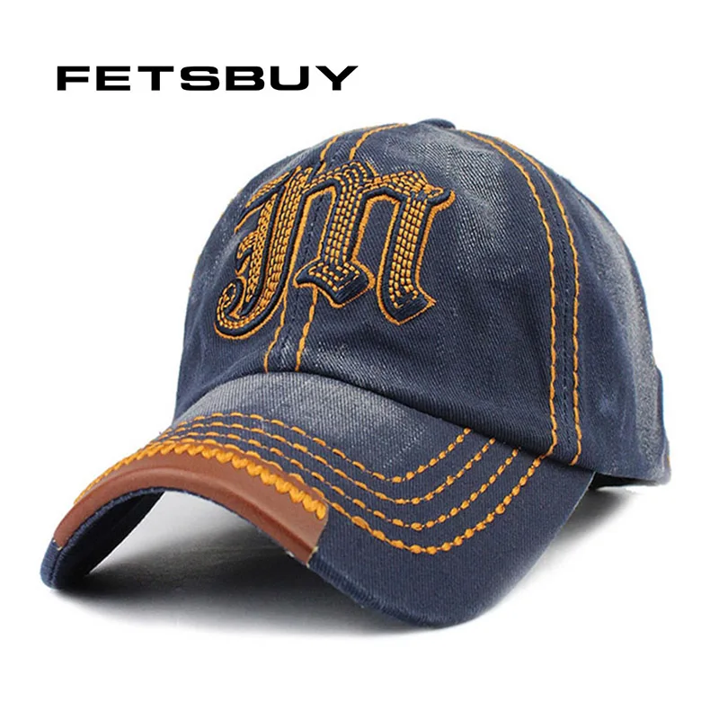 FETSBUY оптом бейсболка snapback шляпы Весна хлопок шапки Хип-Хоп мытья оборудованная дешевые Солнца шляпы для мужчин, женщин летние кепки