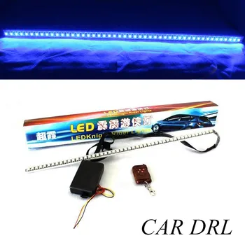 

new arrival car LED strip light kit with remote controller RGB car light knight LED Rider 1PC 7color 130model 56cm 5050SMD LED