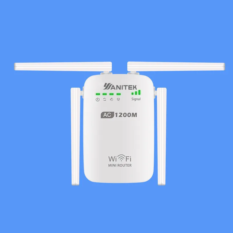 Мини беспроводной WiFi ретранслятор Wifi удлинитель 1200 Мбит/с усилитель WiFi 802.11N/B/G усилитель Wi fi Reapeter точка доступа