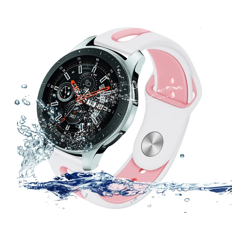 22 мм ремешок для часов Samsung Gear S3 Frontier Силиконовый сменный браслет на запястье