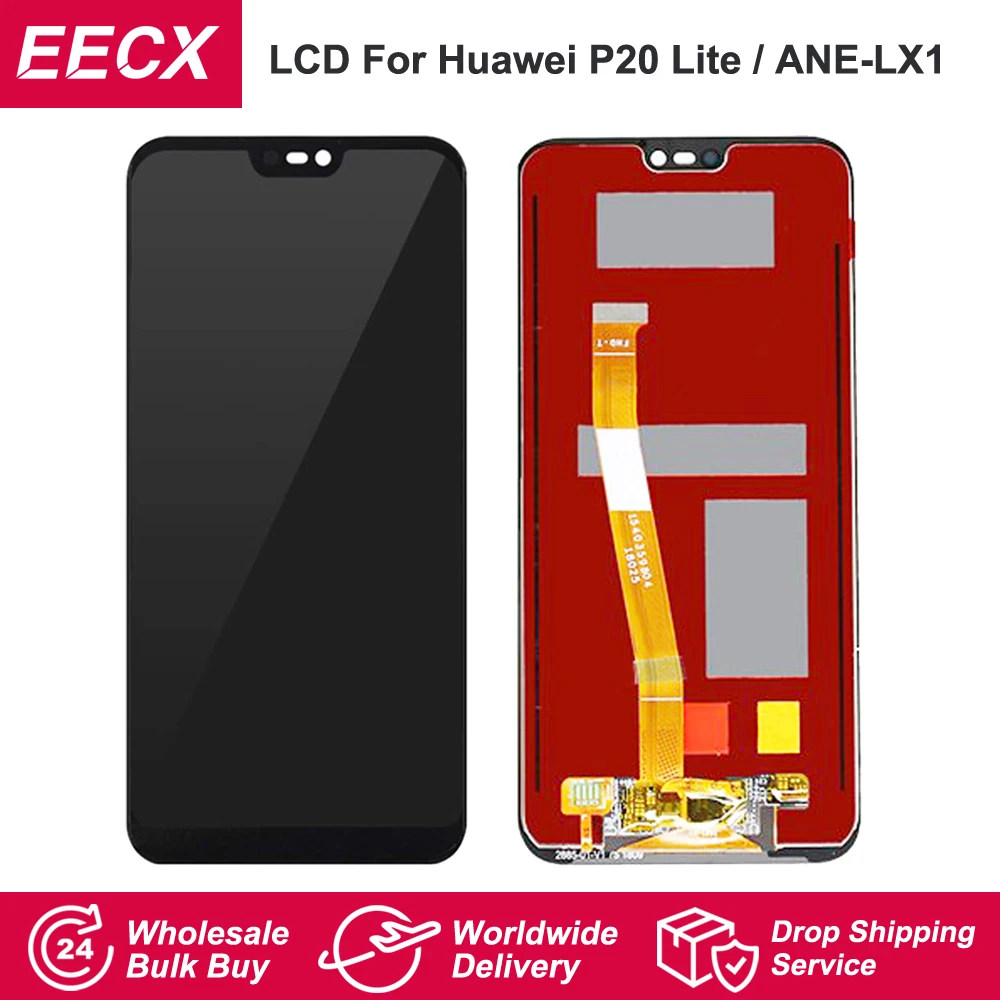 5 84 &quotP20 Lite ЖК дисплей для huawei P20 Дисплей кодирующий преобразователь сенсорного