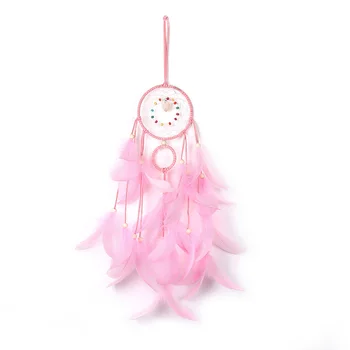 

Fairy Starry 20 Led String Light Holiday Feather Net String Wind Chimes Home Party Wedding Decorative Handmade DreamCatcher Lamp