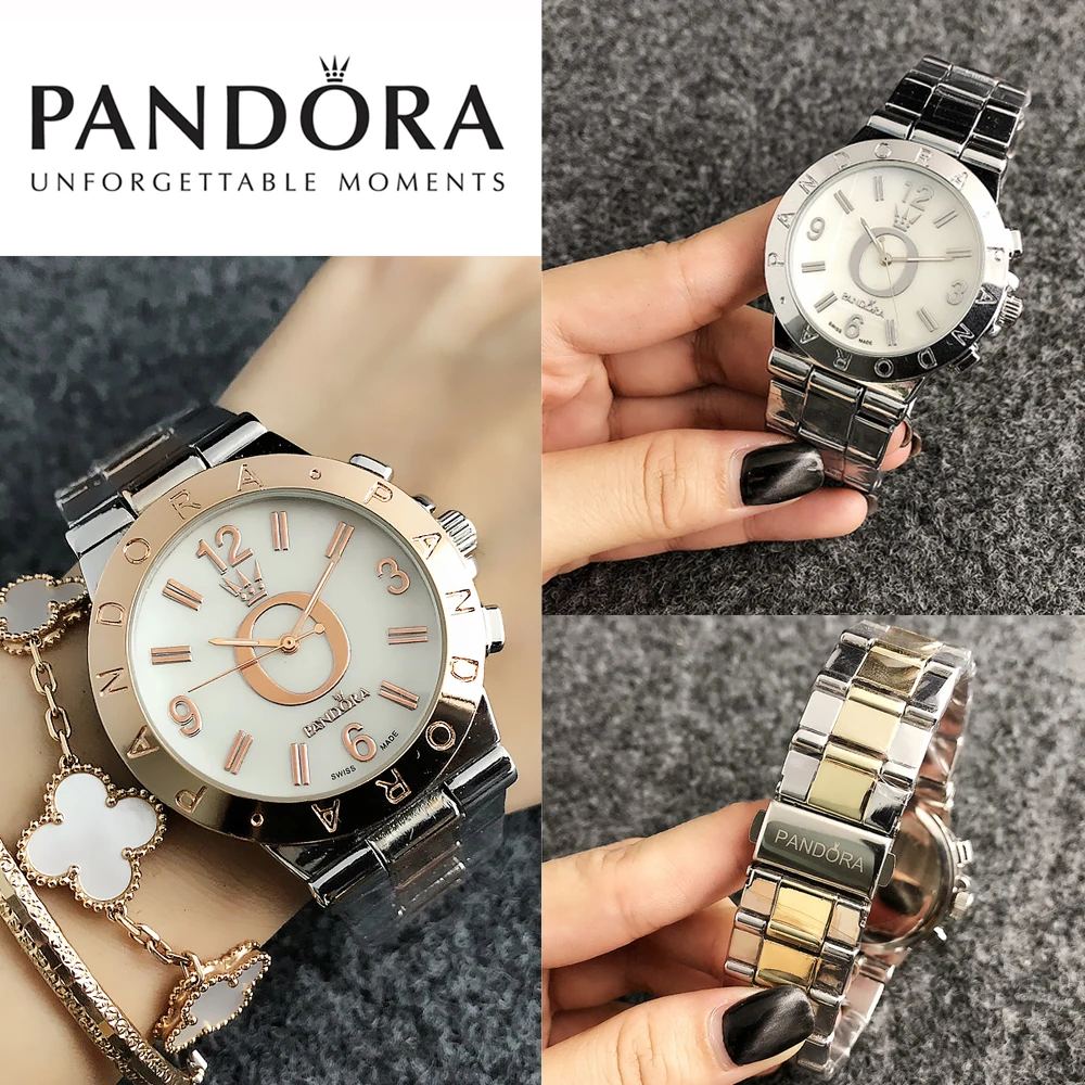 Pandora часы женские pandora браслет талисманы Серебро 925 оригинальные роскошные для