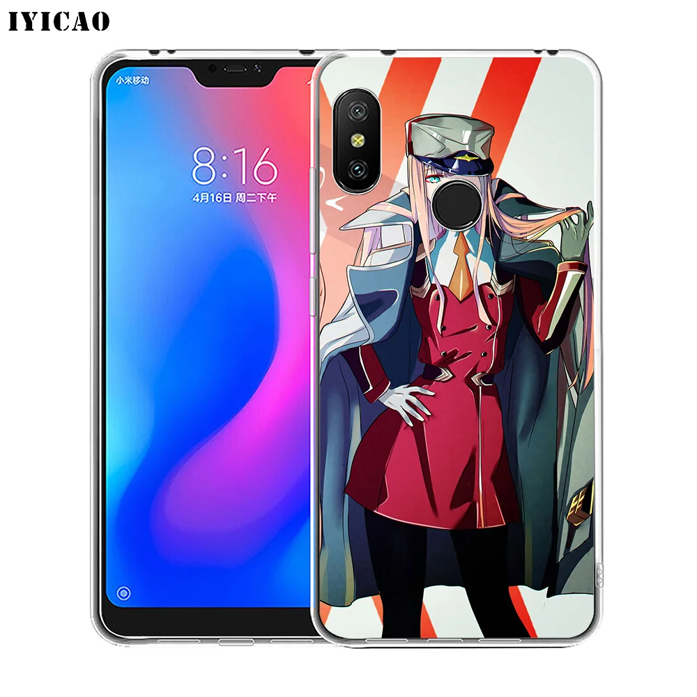 Мягкий силиконовый чехол для телефона IYICAO DARLING in the FRANXX Xiaomi Redmi 4A 5A 6A Note 7 6 5 Pro Plus 4X