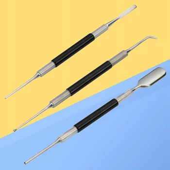 

3 Pcs Bright Stainless Steel Professional Coffee Art Pen Barista Tool For Cappuccino Latte Espresso Decorating -10x210mm
