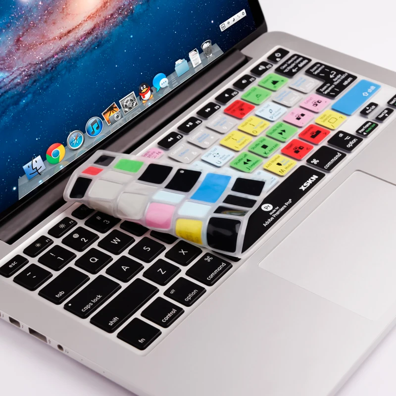 Силиконовая накладка на клавиатуру XSKN 13 дюймов для Macbook Air Pro 15 США и Европы|keyboard