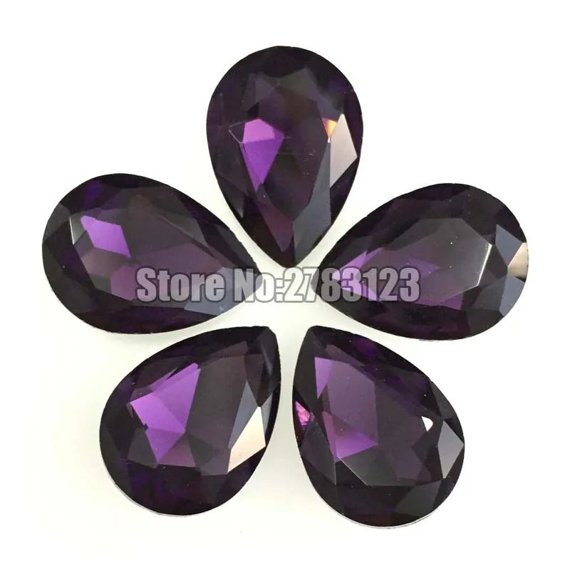 Factory sales DR deep purple pointback good quality AAA+ Glass Crystal loose rhinestones Nail/ clothing accessories SWSP015 | Дом и сад