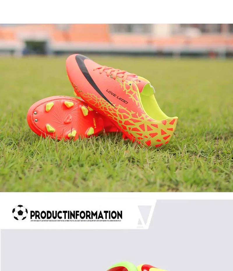 LEOCI FG/Футбол AG обувь для мужчин/женщин мальчиков шпильки футбольные ботинки высокие ботильоны шиповки уличные высокие футбольные ботинки европейские размеры 33-44