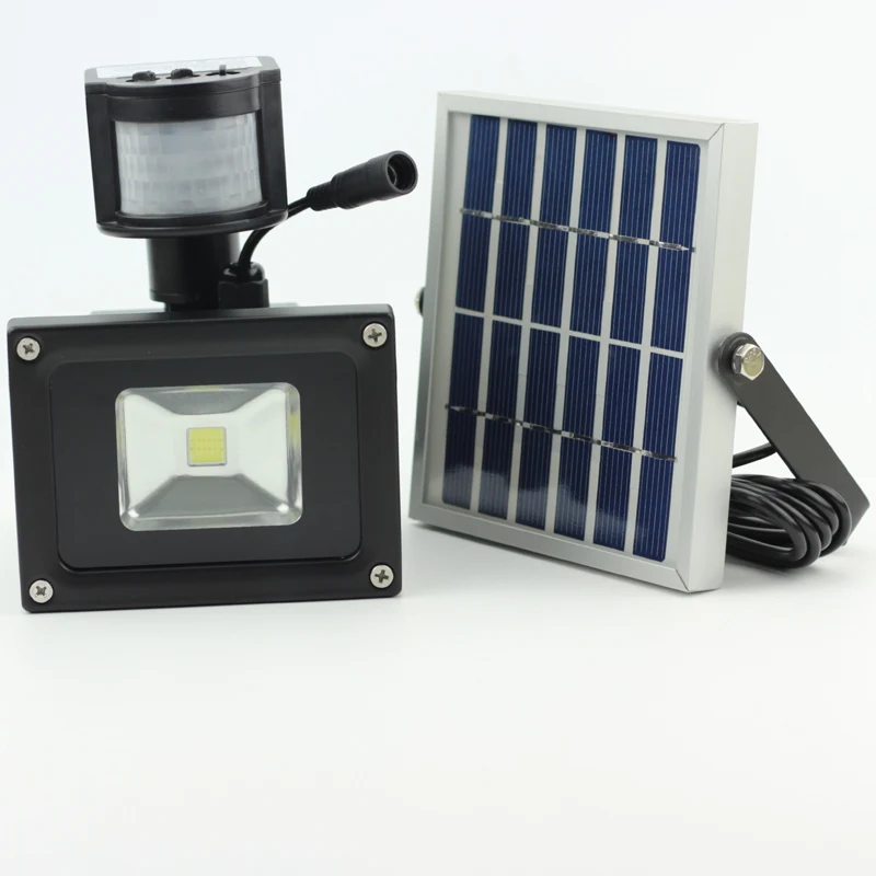 10W solar motion sensor security light solar motion sensor led outdoor light