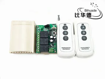 

433Mhz Universal Wireless Remote Control Switch DC 12V 3CH Relay Receiver Module and RF Transmitter 433 Mhz Remote Controls