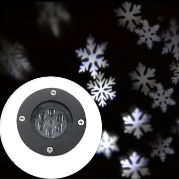 

Snow Lights Outdoor Snowflake Party Christmas Waterproof 220v 110v Led Bulbs Garden White / Rgb (optional ) Projector Lamp Eu