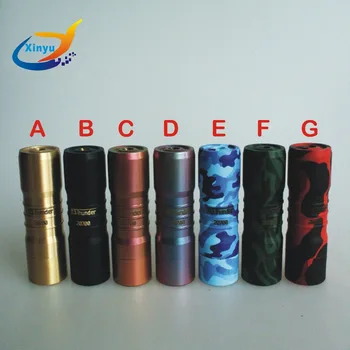 

NEWEST Vaporizer Elthunder V3 Mod Styled 18650/20700 battery Mechanical Mod 510 Thread Brass Material Mech Mod for RDA RDTA