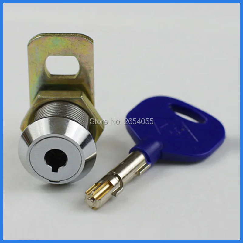 5 pcs 17mm hex nut fixed solid key cam lock gaming machine lock with