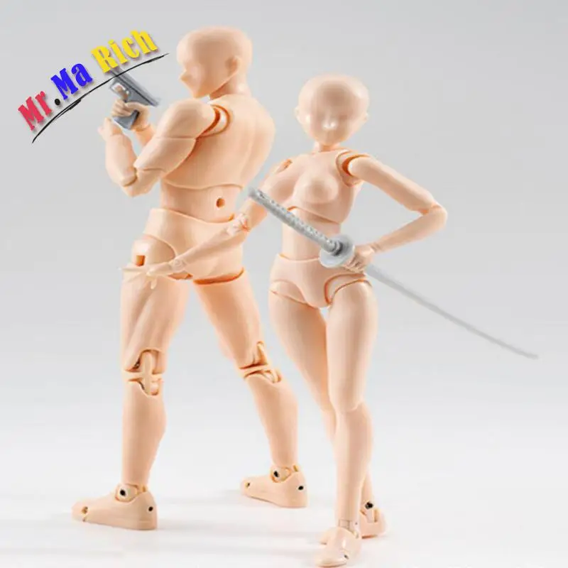 

Diy Action Figures Man Female Anime Figure Figma Archetype Pvc Doll 15cm