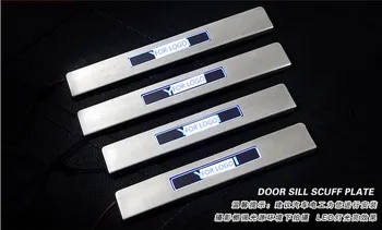 

Free Shipping stainless steel scuff plate door sill 4pcs/set car accessories for Skoda Yeti 2013 2014 2015 2016 2017