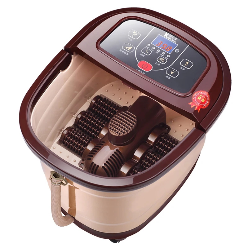 

Household Fully Automatic Foot Tub Electric Heating Footbath Basin Foot Massage Machine with Deep Barrel Foot Bath Free Shipping