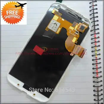 

For Motorola Moto X XT1060 XT1058 XT1056 XT1053 LCD Display Touch Screen Digitizer Glass Assembly + Frame White Black ,1pc