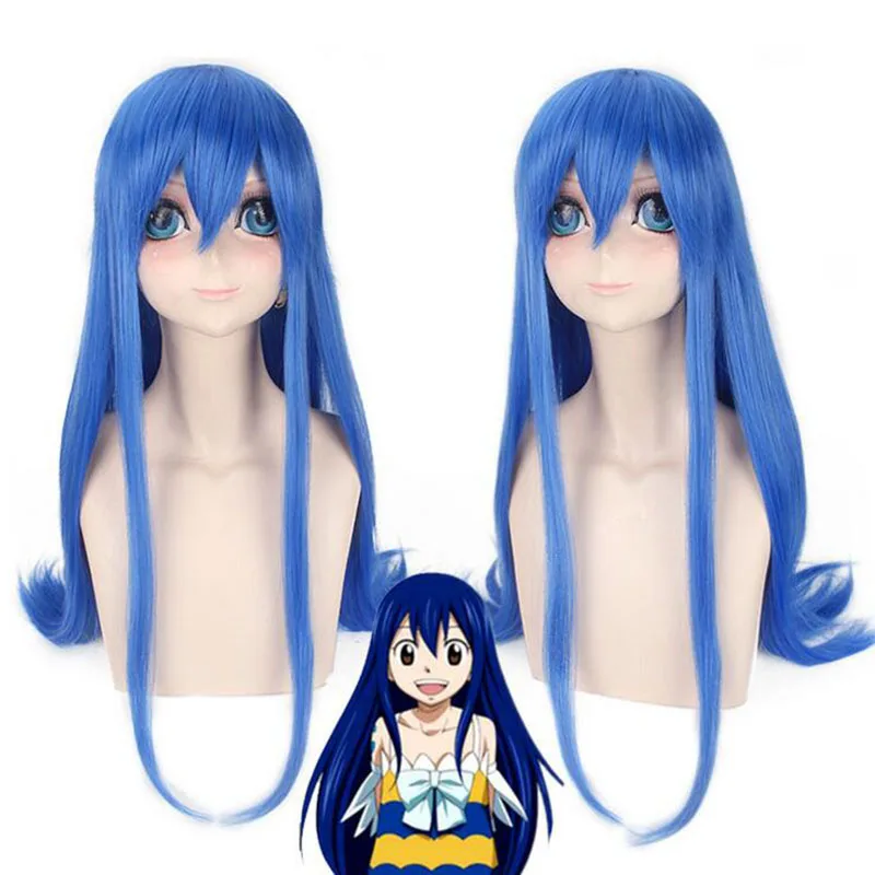 Аниме Сказочный хвост косплей парик Lucy Heartfilia Wendy Marvell костюм парики длинные