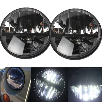 

7 Round Led Headlights High & Low 6000K Lights for Jeep Wrangler JK TJ Lada Niva Auto Cars For Land Rover 90/110