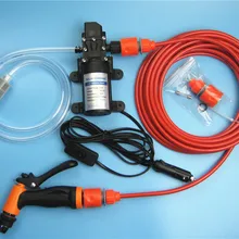 Высокое давление самовсасывающая электрическая автомойка водяной насос 12 в 60 Вт Автомобильная прокладка для стиральной машины прикуриватель
