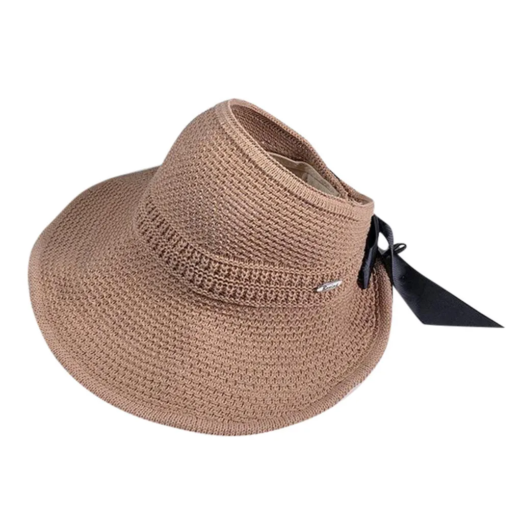 CHANSGEND повседневные женские широкополый кепки складные соломенные Цветочные пляжные Регулируемый головной убор солнцезащитные козырьки