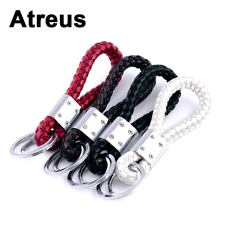 

Atreus Cool Metal Stainless Steel Car Key Ring for BMW e46 e39 e36 Audi a4 b6 a3 a6 c5 Renault duster Lada granta