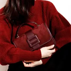Сумки для Для женщин 2018 элегантные женские сумочки Новинка зимы небольшой площади сумка через плечо, Bolsa Feminina