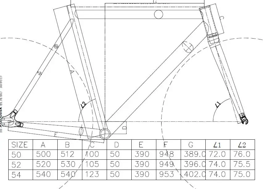 Discount TSUNAMI Aluminum Fixed Gear Frame Fork Road Track 700c 50cm 52cm 54cm 56cm Fixie frame Track High Quality Bicycle Parts Frameset 1