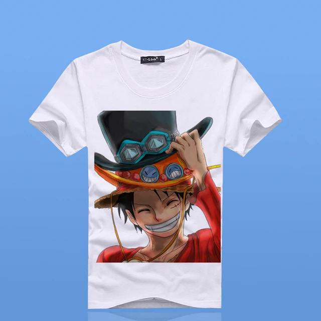 One Piece T Shirt Fashion Japanese Anime Clothing Luffy Raglan Long 