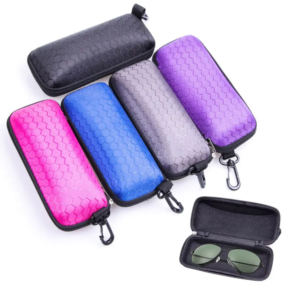 

Fashion Newly Protable Rectangle Zipper Sunglasses Hard Eye Glasses Case Protector Box Eyewear Cases Bags